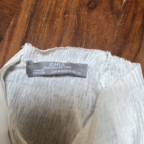 Bundle off-white Zara LS tops size M-L - Picture 5 of 6